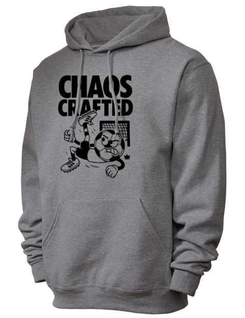 Chaos Crafted Soccer Unisex Hooded Sweatshirt | Swagsta