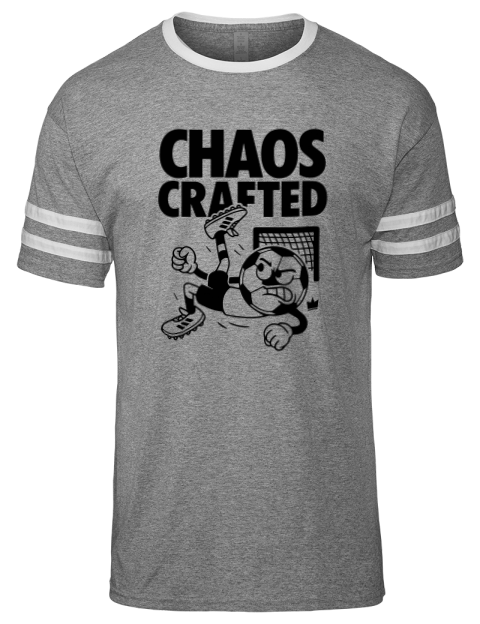 Chaos Crafted Soccer Men's Tri-Blend T-Shirt | Swagsta