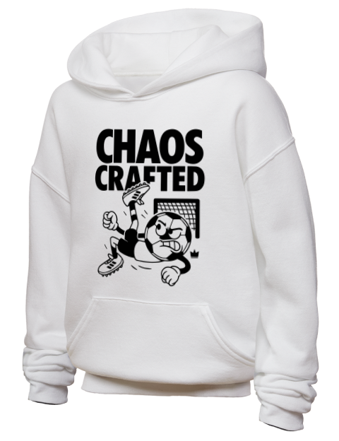 Chaos Crafted Soccer Youth Hooded Sweatshirt | Swagsta