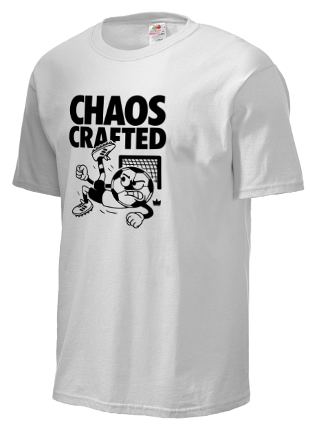 Chaos Crafted Soccer Unisex T-Shirt | Swagsta