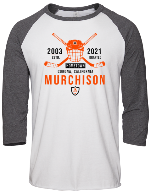 Classic Heritage Ty Murchison Unisex Premium Three-Quarter Raglan T-Shirt | Swagsta