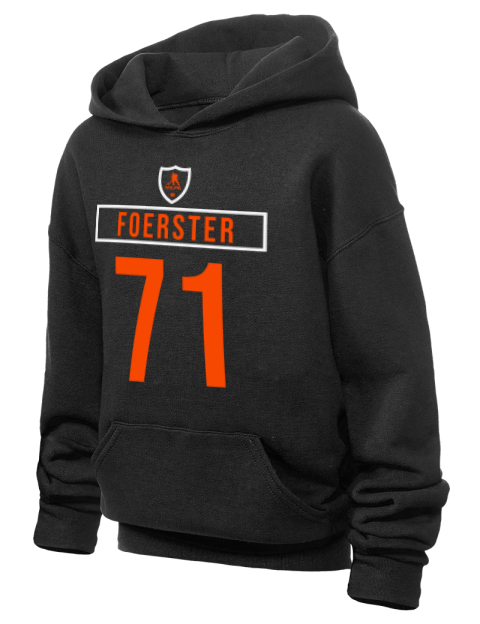 Away Jersey Tyson Foerster Youth Hooded Sweatshirt | Swagsta