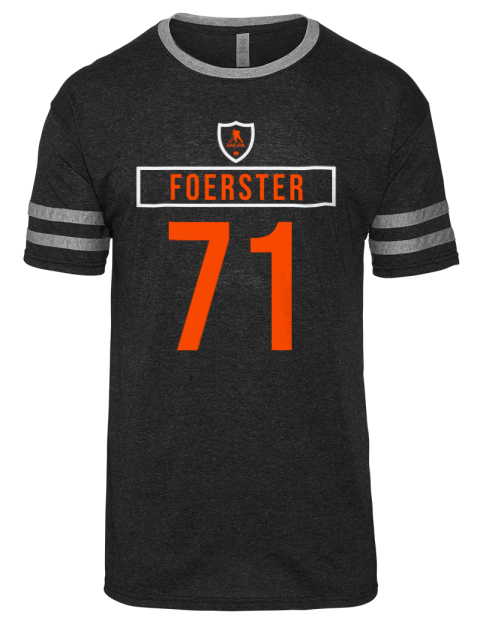Away Jersey Tyson Foerster Men's Tri-Blend T-Shirt | Swagsta