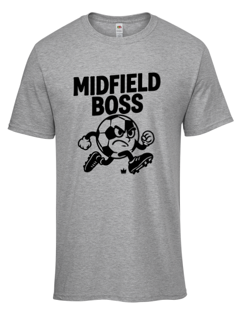 Midfield Boss Soccer Men's Premium T-Shirt | Swagsta