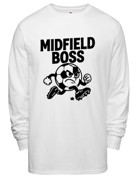 Midfield Boss Soccer Men's Long-Sleeve T-Shirt | Swagsta