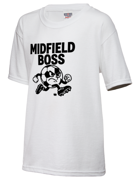 Midfield Boss Soccer Youth T-Shirt | Swagsta