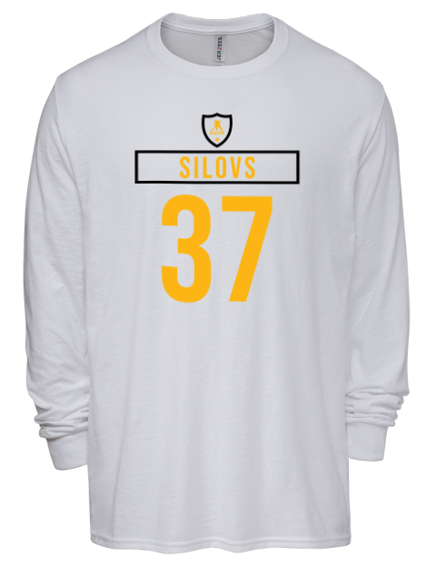Home Jersey Arturs Silovs Men's Premium Blend Long Sleeve-T-Shirt | Swagsta