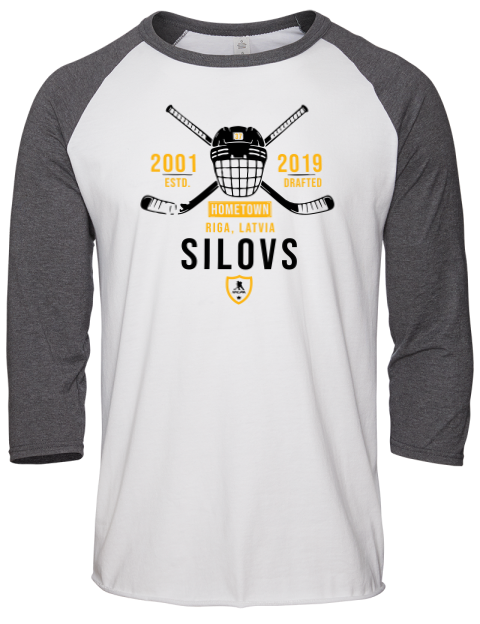 Classic Heritage Arturs Silovs Unisex Premium Three-Quarter Raglan T-Shirt | Swagsta