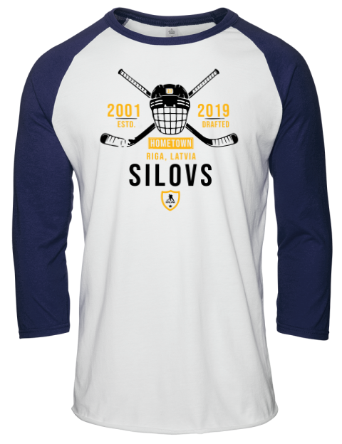 Classic Heritage Arturs Silovs Unisex Premium Three-Quarter Raglan T-Shirt | Swagsta