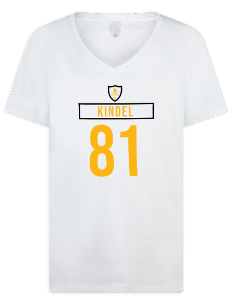 Home Jersey Ben Kindel Premium Ladies V-Neck T-Shirt | Swagsta