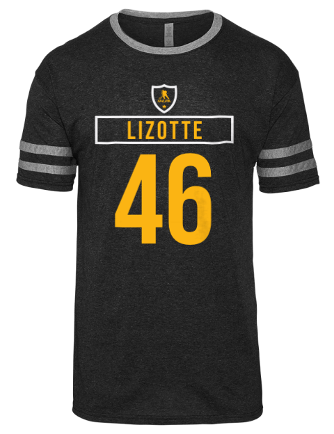 Away Jersey Blake Lizotte Men's Tri-Blend T-Shirt | Swagsta