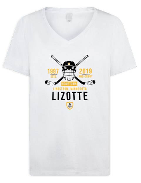Classic Heritage Blake Lizotte Premium Ladies V-Neck T-Shirt | Swagsta