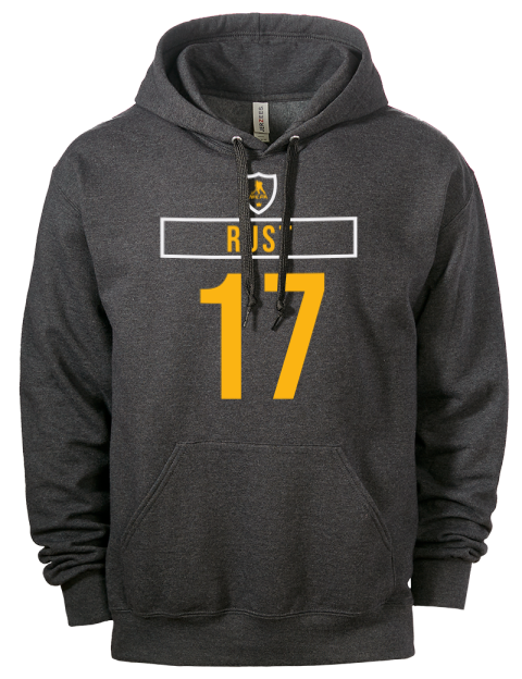 Away Jersey Bryan Rust Eco Premium Unisex Hooded Sweatshirt | Swagsta
