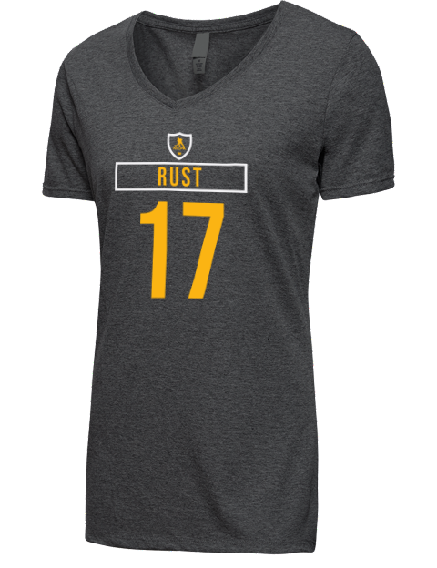 Away Jersey Bryan Rust Premium Ladies V-Neck T-Shirt | Swagsta