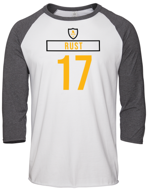 Home Jersey Bryan Rust Unisex Premium Three-Quarter Raglan T-Shirt | Swagsta