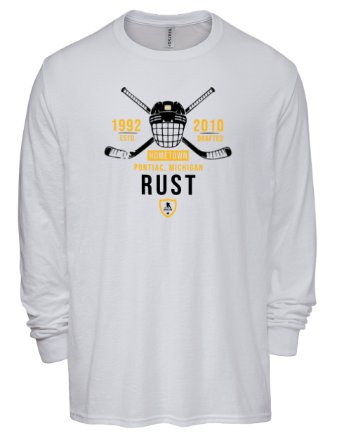 Classic Heritage Bryan Rust Men's Premium Blend Long Sleeve-T-Shirt | Swagsta