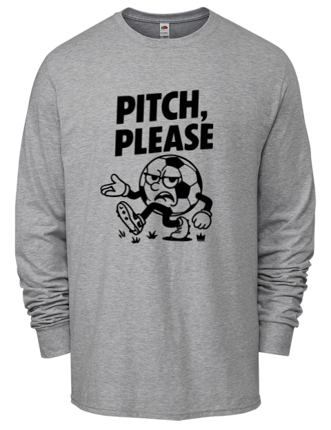 Pitch Please Soccer Men's Long-Sleeve T-Shirt | Swagsta
