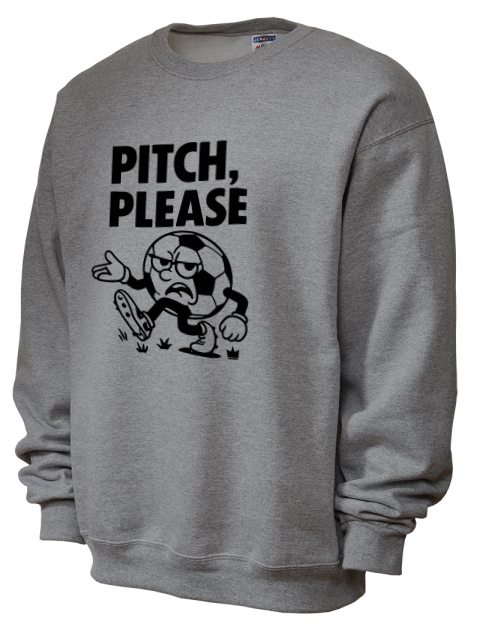 Pitch Please Soccer Unisex Crewneck Sweatshirt | Swagsta