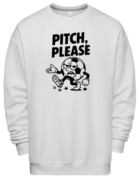 Pitch Please Soccer Premium Unisex Crewneck Sweatshirt | Swagsta