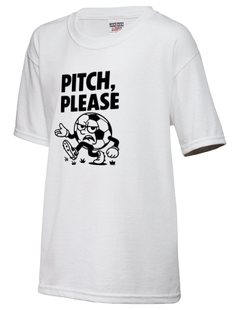 Pitch Please Soccer Youth T-Shirt | Swagsta