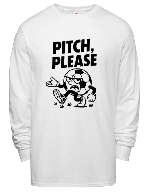 Pitch Please Soccer Men's Long-Sleeve T-Shirt | Swagsta