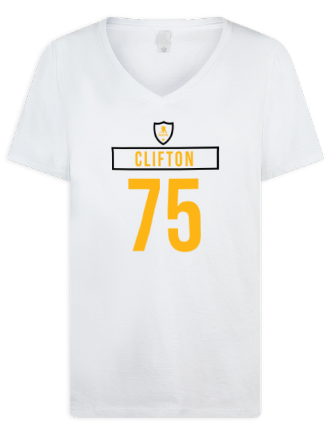 Home Jersey Connor Clifton Premium Ladies V-Neck T-Shirt | Swagsta