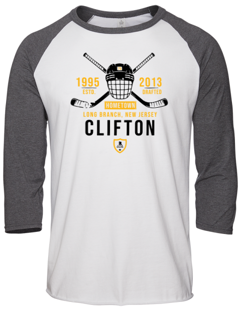 Classic Heritage Connor Clifton Unisex Premium Three-Quarter Raglan T-Shirt | Swagsta