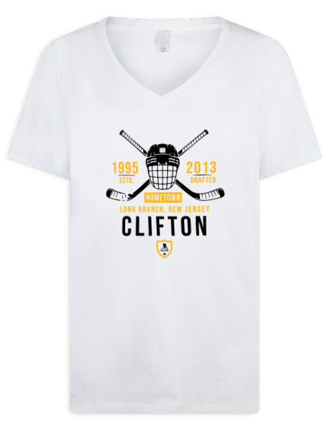 Classic Heritage Connor Clifton Premium Ladies V-Neck T-Shirt | Swagsta