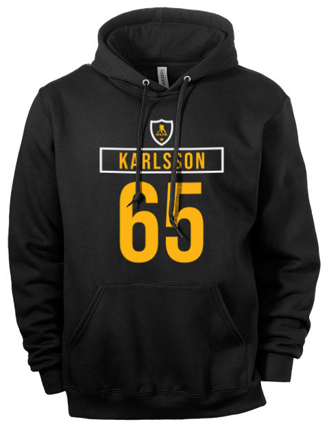 Away Jersey Erik Karlsson Eco Premium Unisex Hooded Sweatshirt | Swagsta