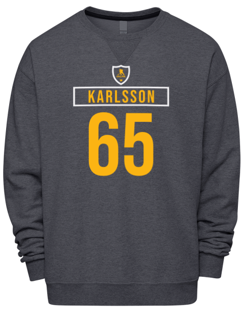 Away Jersey Erik Karlsson Premium Unisex Crewneck Sweatshirt | Swagsta
