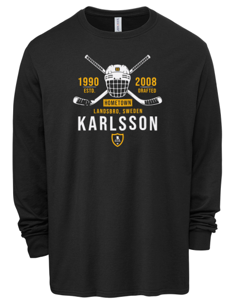 Heritage Erik Karlsson Men's Premium Blend Long Sleeve-T-Shirt | Swagsta