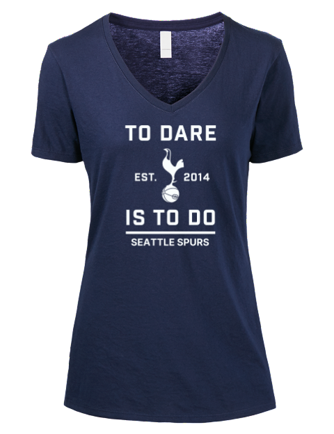 Seattle Spurs Premium Ladies V-Neck T-Shirt
