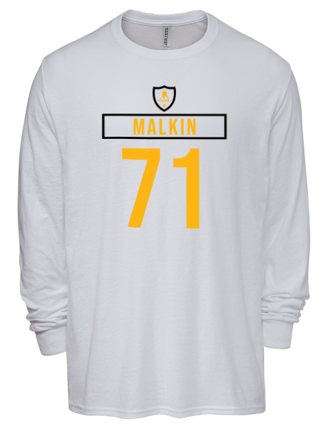 Home Jersey Evgeni Malkin Men's Premium Blend Long Sleeve-T-Shirt | Swagsta