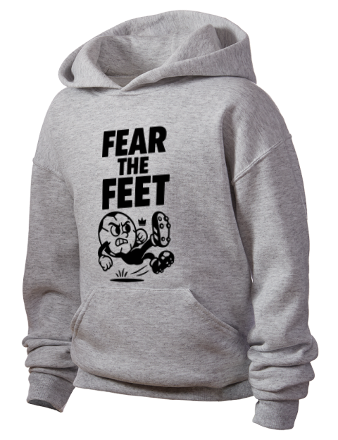 Fear the Feet Soccer Youth Hooded Sweatshirt | Swagsta