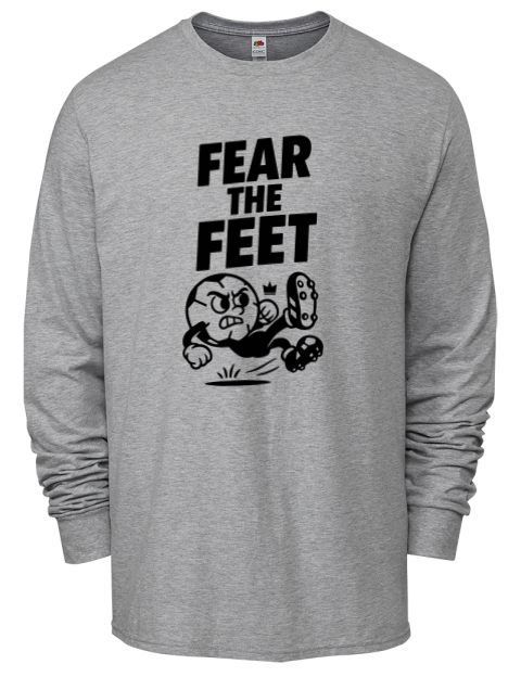 Fear the Feet Soccer Men's Long-Sleeve T-Shirt | Swagsta