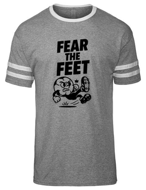 Fear the Feet Soccer Men's Tri-Blend T-Shirt | Swagsta