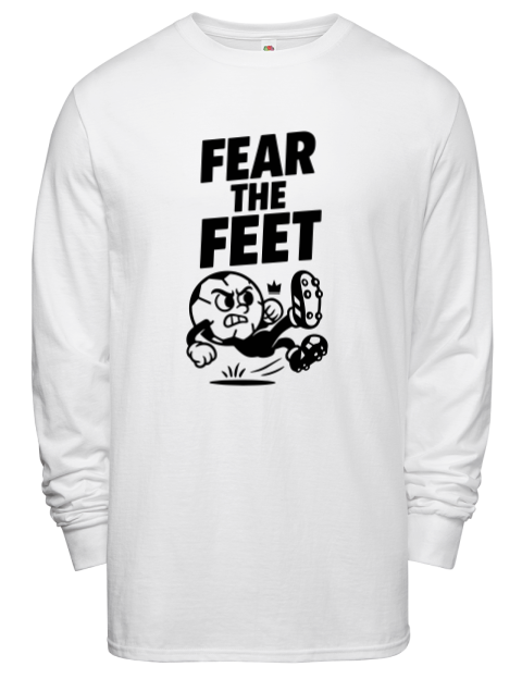 Fear the Feet Soccer Men's Long-Sleeve T-Shirt | Swagsta