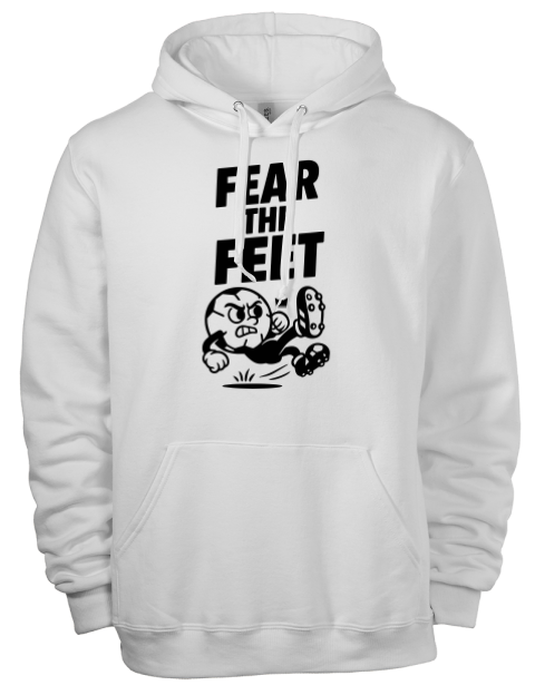 Fear the Feet Soccer Eco Premium Unisex Hooded Sweatshirt | Swagsta