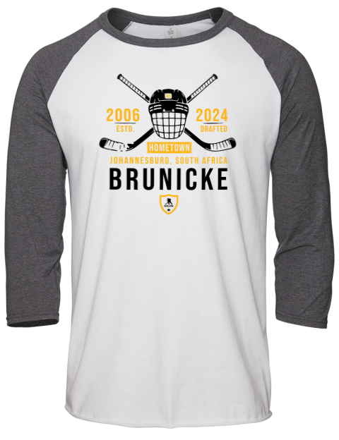 Classic Heritage Harrison Brunicke Unisex Premium Three-Quarter Raglan T-Shirt | Swagsta
