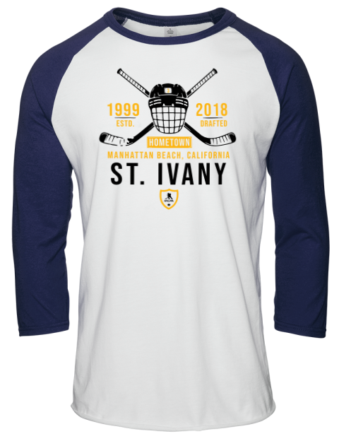 Classic Heritage Jack Ivany Unisex Premium Three-Quarter Raglan T-Shirt | Swagsta