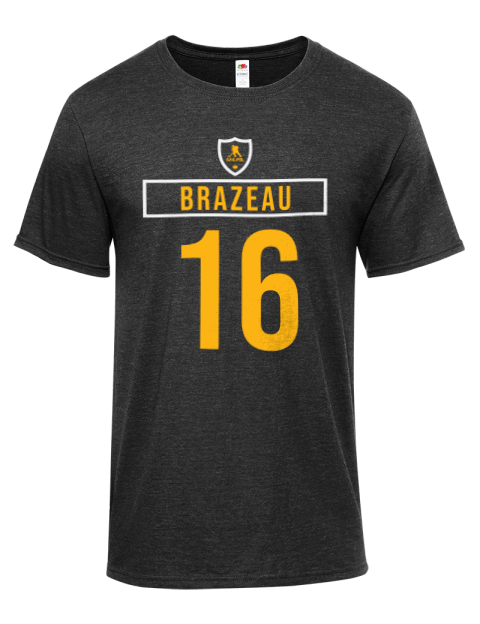 Away Jersey Justin Brazeau Iconic Men's T-Shirt | Swagsta