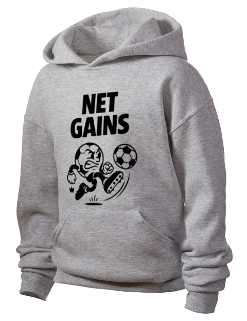Net Gains Soccer Youth Hooded Sweatshirt | Swagsta