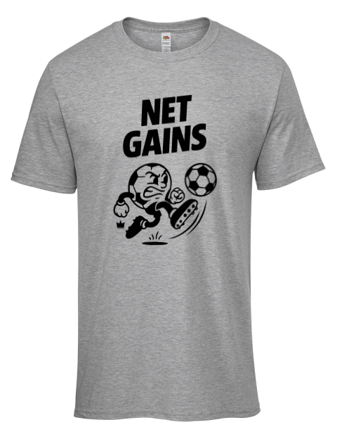 Net Gains Soccer Men's Premium T-Shirt | Swagsta
