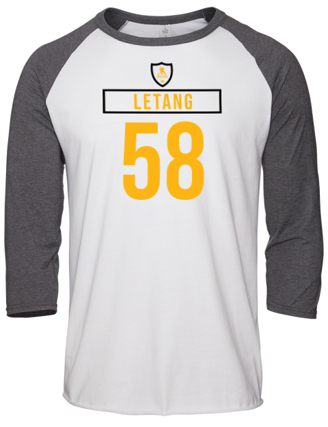 Home Jersey Kristopher Letang Unisex Premium Three-Quarter Raglan T-Shirt | Swagsta