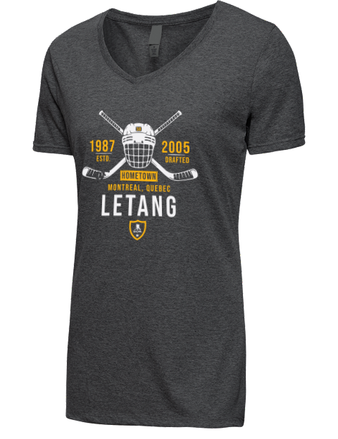 Heritage Kristopher Letang Premium Ladies V-Neck T-Shirt | Swagsta