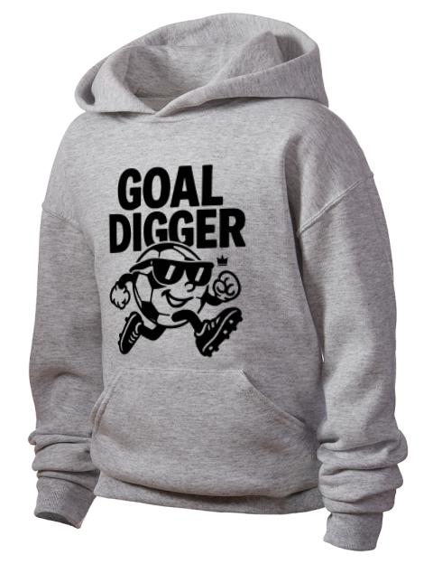 Goal Digger Soccer Youth Hooded Sweatshirt | Swagsta