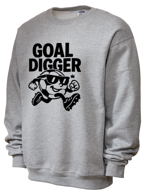 Goal Digger Soccer Unisex Crewneck Sweatshirt | Swagsta