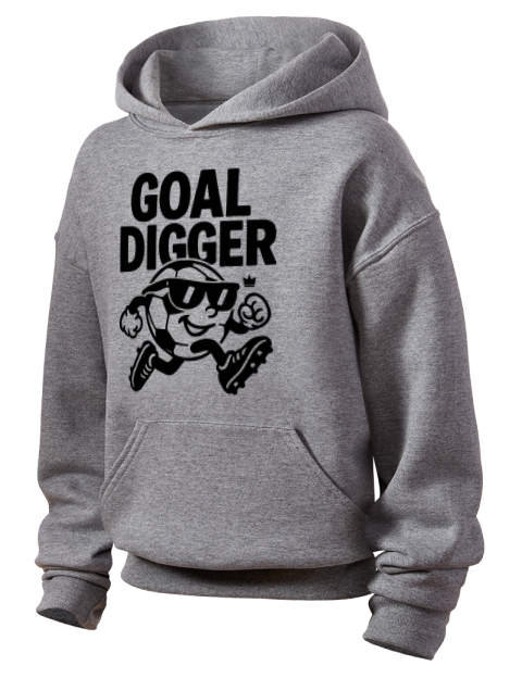 Goal Digger Soccer Youth Hooded Sweatshirt | Swagsta