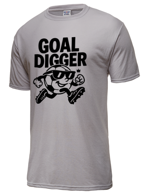Goal Digger Soccer Dri-Power Unisex T-Shirt | Swagsta