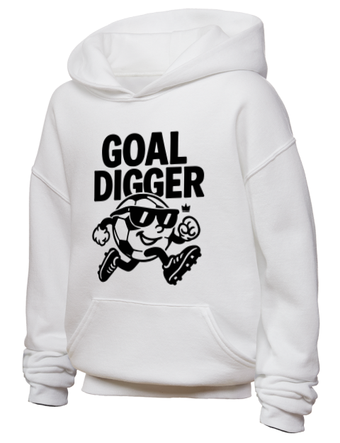 Goal Digger Soccer Youth Hooded Sweatshirt | Swagsta